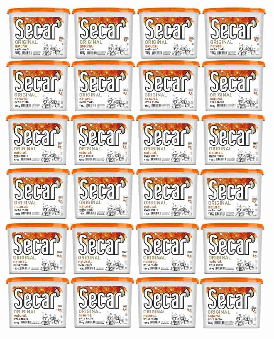 Evita Mofo Secar Original Natural 24 Unidades 180g - Desumidificador Natural para Ambientes Fechados
