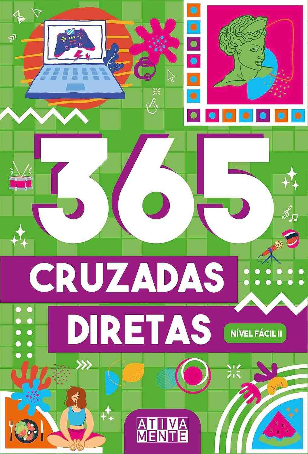 365 Cruzadas Diretas Nível Fácil II: Exercite Sua Mente com Diversão!