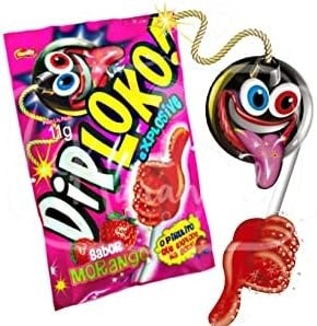 Doce Dip Loko Explosive Morango Dp Com 15 90265