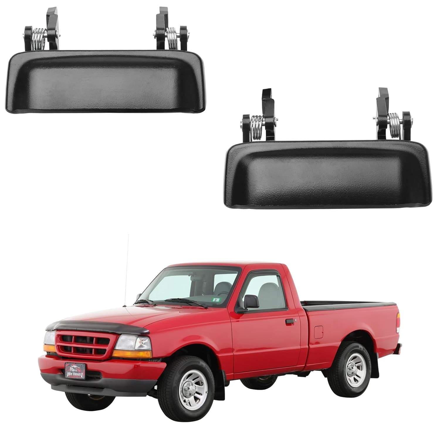 Conjunto Maçanetas Externas Ford Ranger & Mazda B-Series 1998-2011 - Durabilidade e Estilo