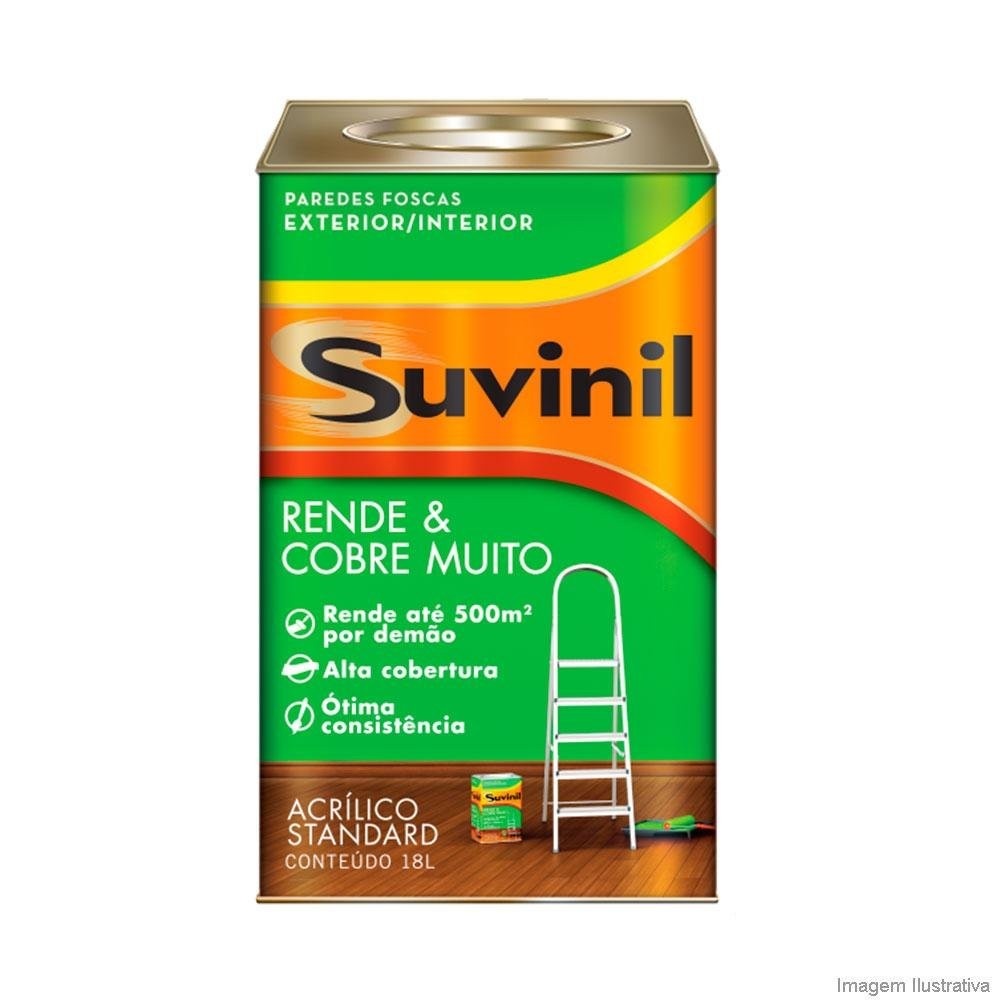 Tinta Suvinil Palha 18L: Cobertura Imbatível para Paredes Internas e Externas