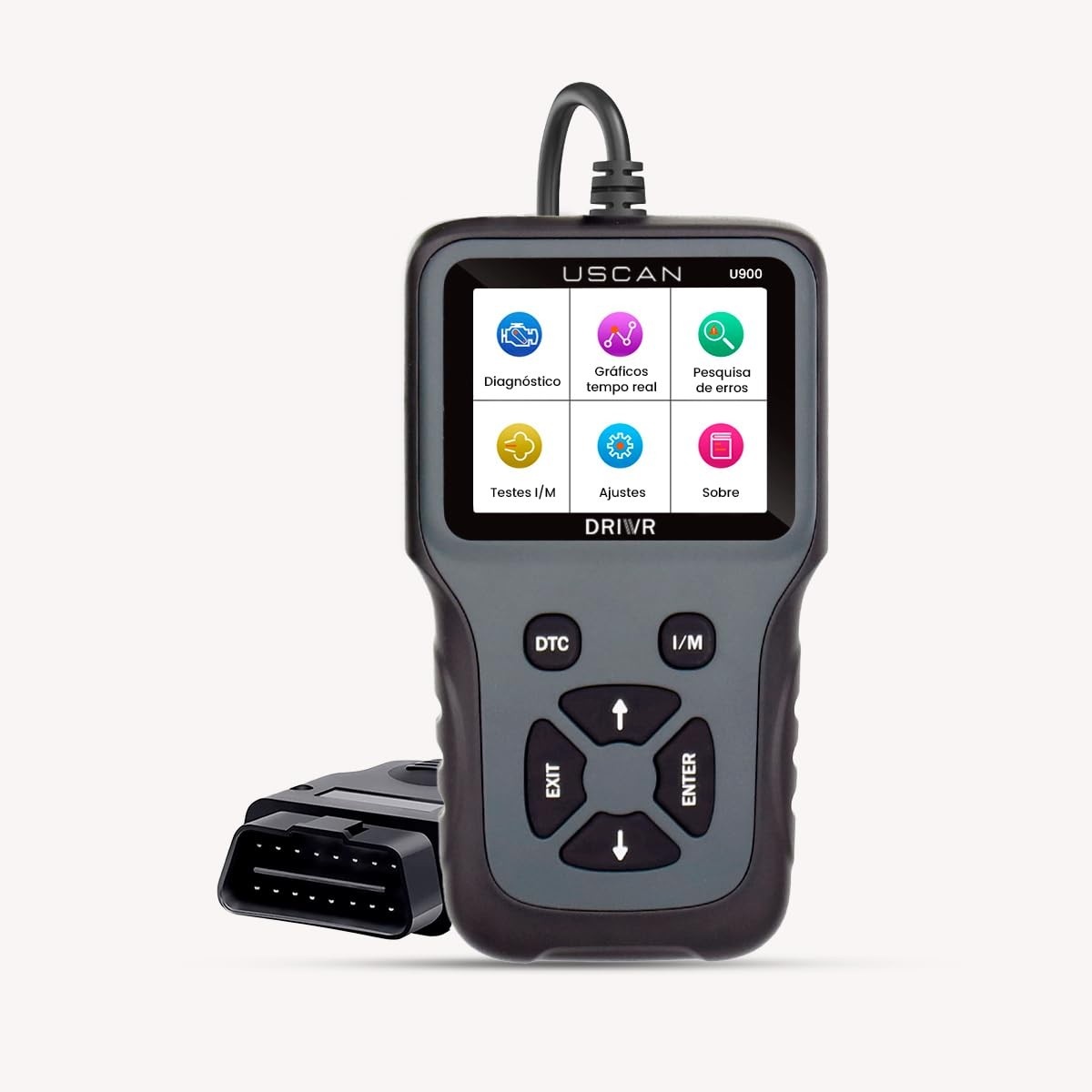 Scanner Automotivo OBD2 U900: Diagnóstico Completo e Fácil para Seu Carro
