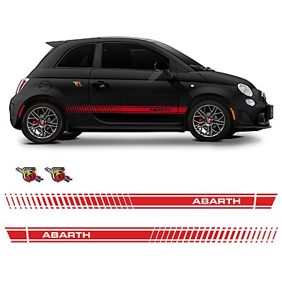 Faixa Abarth 500 + Emblema: Personalize Já!