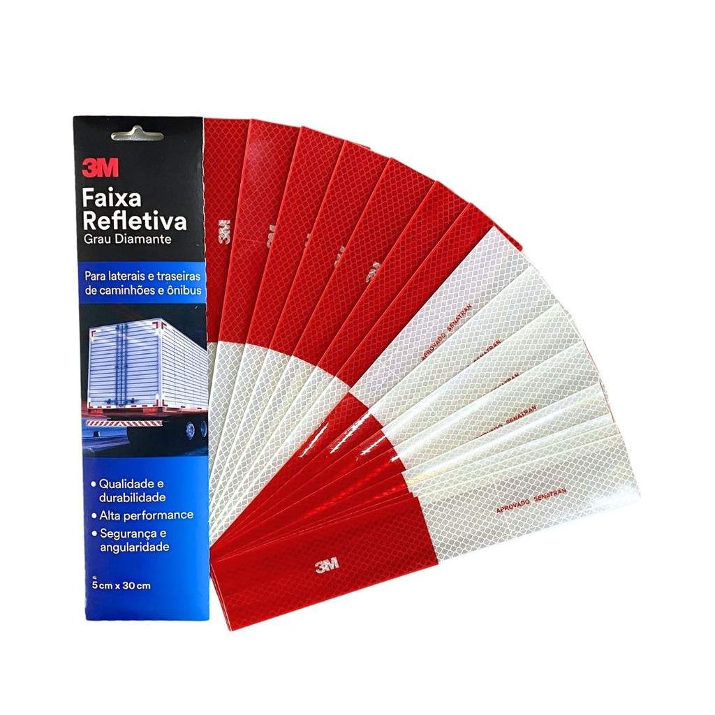 Faixas Refletivas 3M: Kit 15 para Segurança Total!
