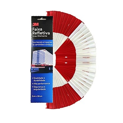 Faixas Refletivas 3M: Kit 50 para Segurança Total!