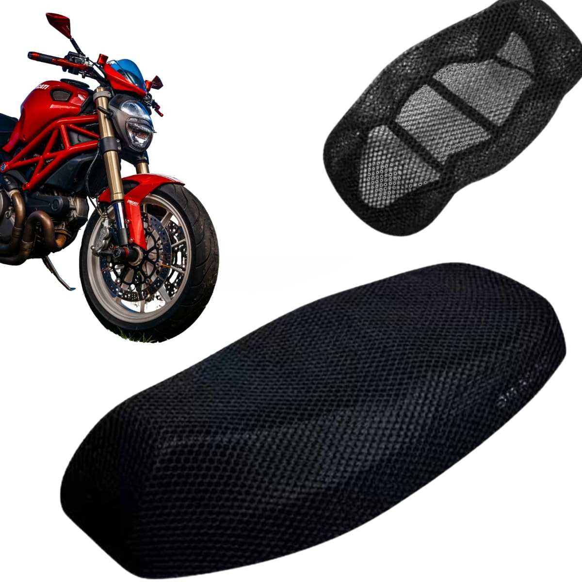 Capa Banco Moto Universal Impermeável e Ventilada CG Titan Fan Factor - Proteção Total!