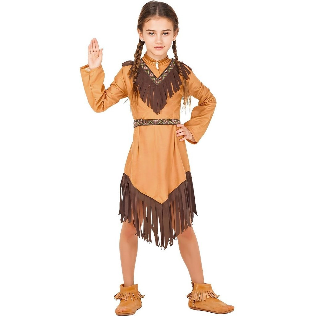 Fantasia Índia Americana Infantil: Luxo e Diversão!