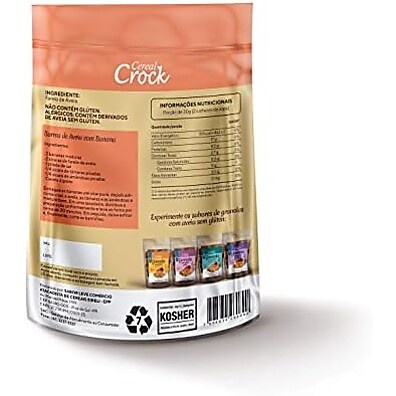 Crock Farelo Aveia Sem Glúten 200g: Crocância Saudável