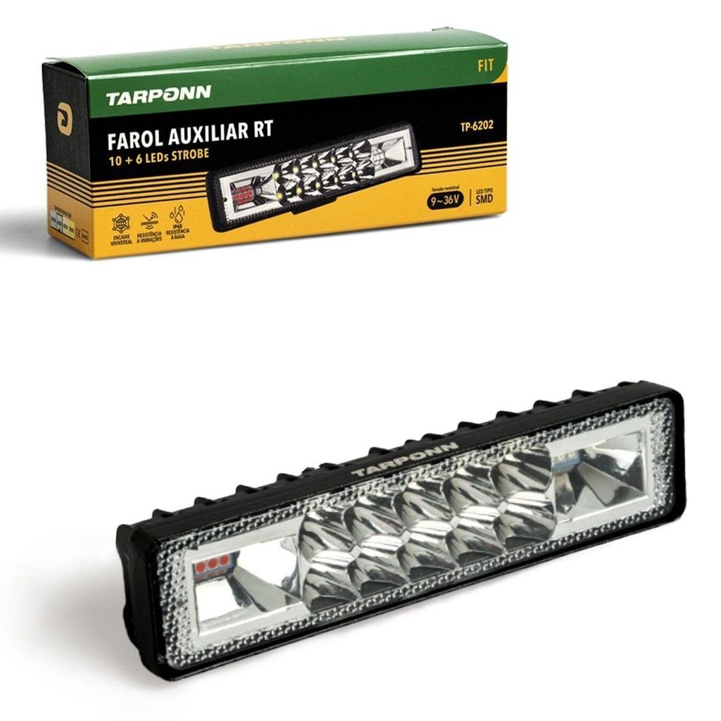 Farol Auxiliar LED Strobe: Ilumine Seu Caminho!