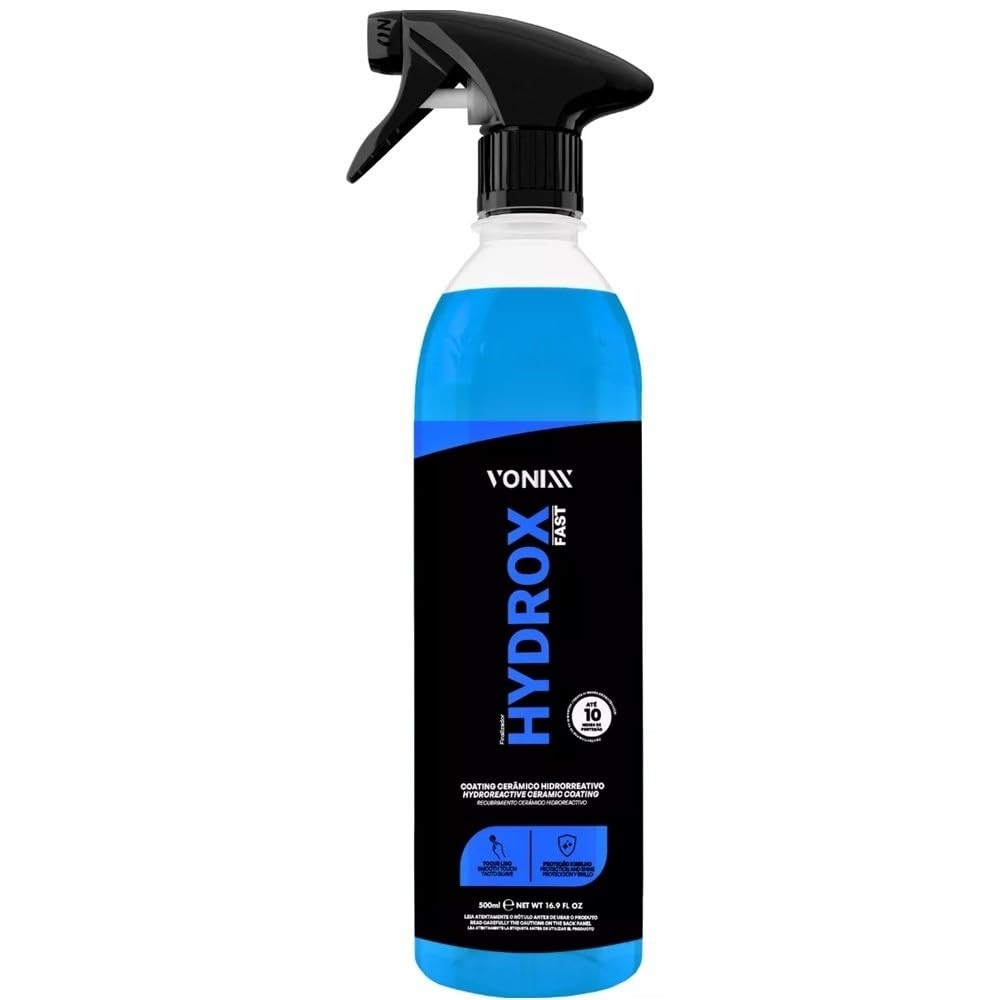 Hydrox Fast Vonixx 500ml: Coating Cerâmico de Alta Tecnologia para Proteção e Brilho Intenso