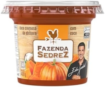 Fazenda Sedrez Doce Cremoso De Abóbora Com Coco 400G