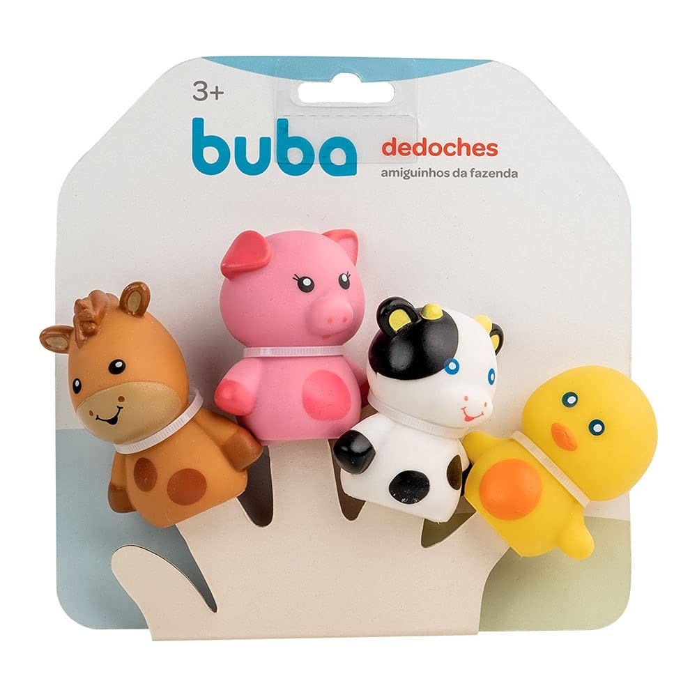 Dedoches Amiguinhos da Fazenda Buba - Brincadeira Educativa e Divertida