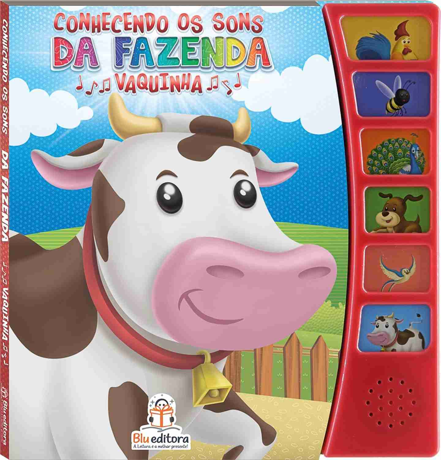 Descubra os Sons da Fazenda com o Livro Interativo da Vaquinha!