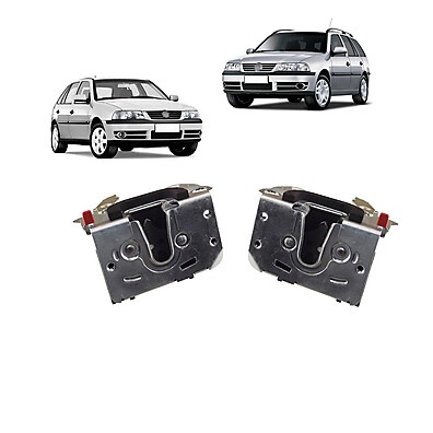 Fechadura Porta Gol/Parati G2-G4: Par Completo Magna/Motrol