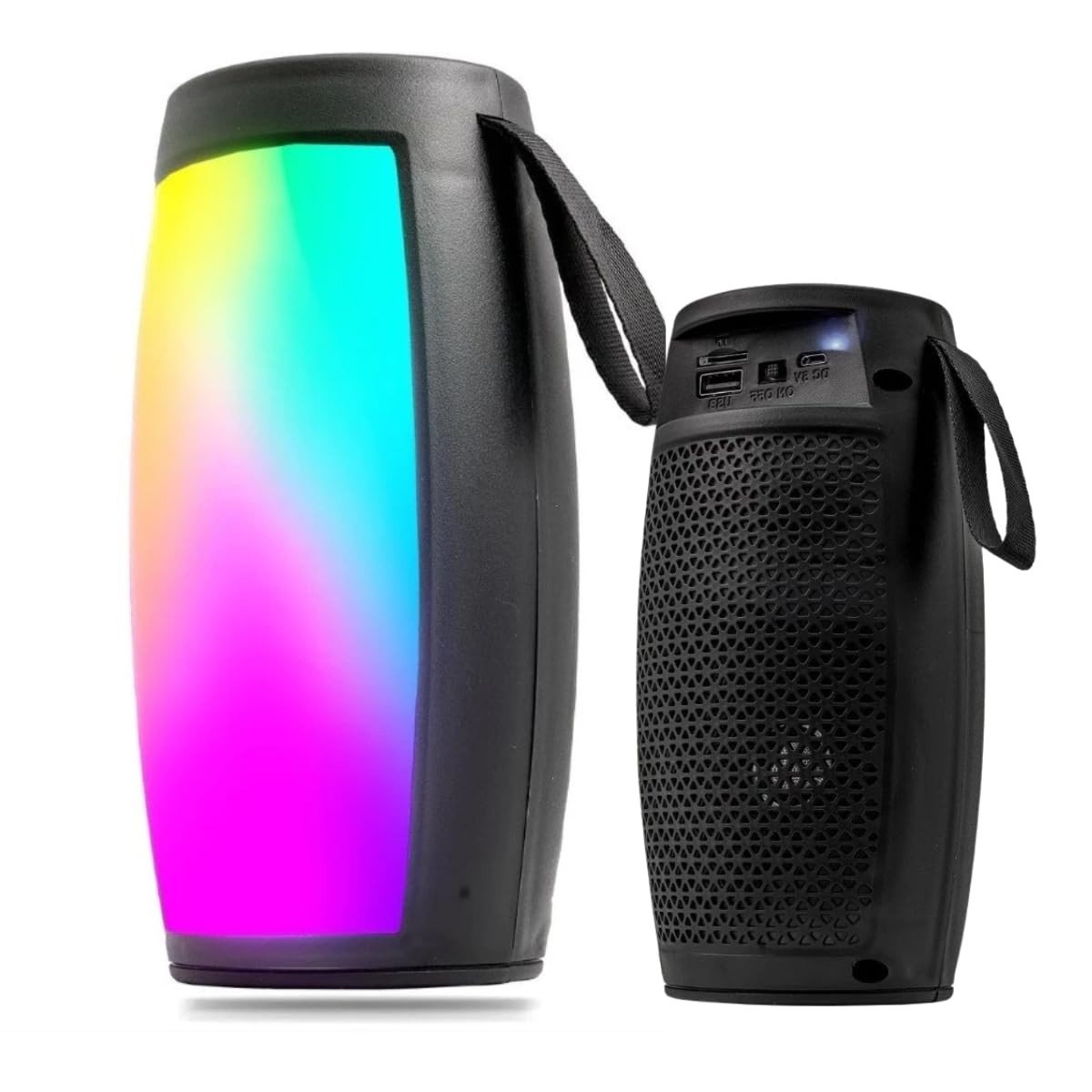 Caixinha de Som Bluetooth 10W com LED RGB: Potência e Festa em Qualquer Lugar!