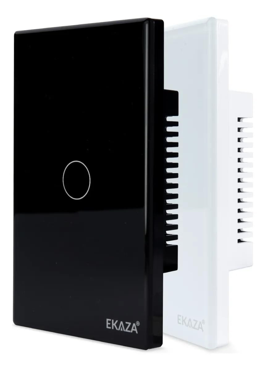 Interruptor Inteligente EKAZA EKNH-T107-1P: Controle Total da Sua Iluminação com Wi-Fi, BLE e RF