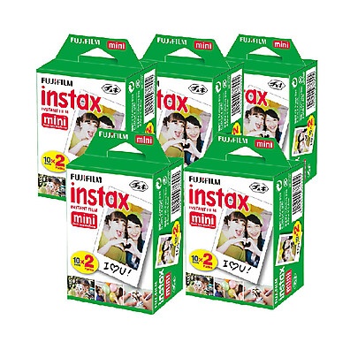 Filme Instax Mini Fujifilm 100 Fotos – Compatível e Prático