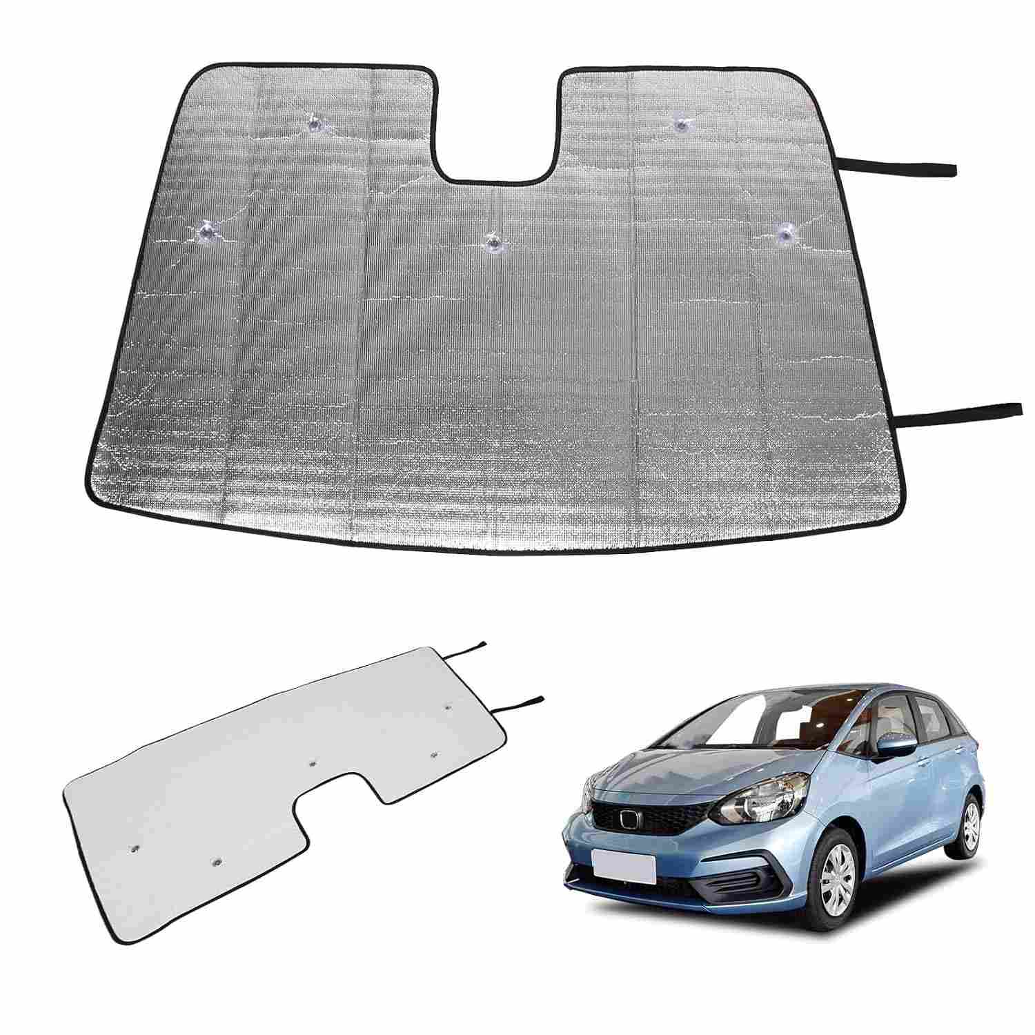 Protetor Para-brisa Honda Fit 2022-2025 Dobrável | Bloqueio UV e Frescor