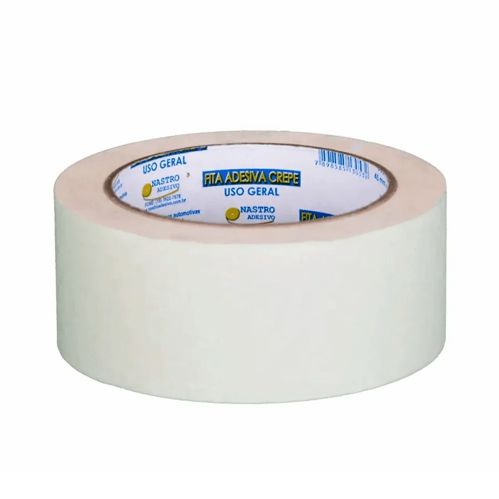 Fita Crepe Branca 18mm: Kit 10 Unidades – NASTRO