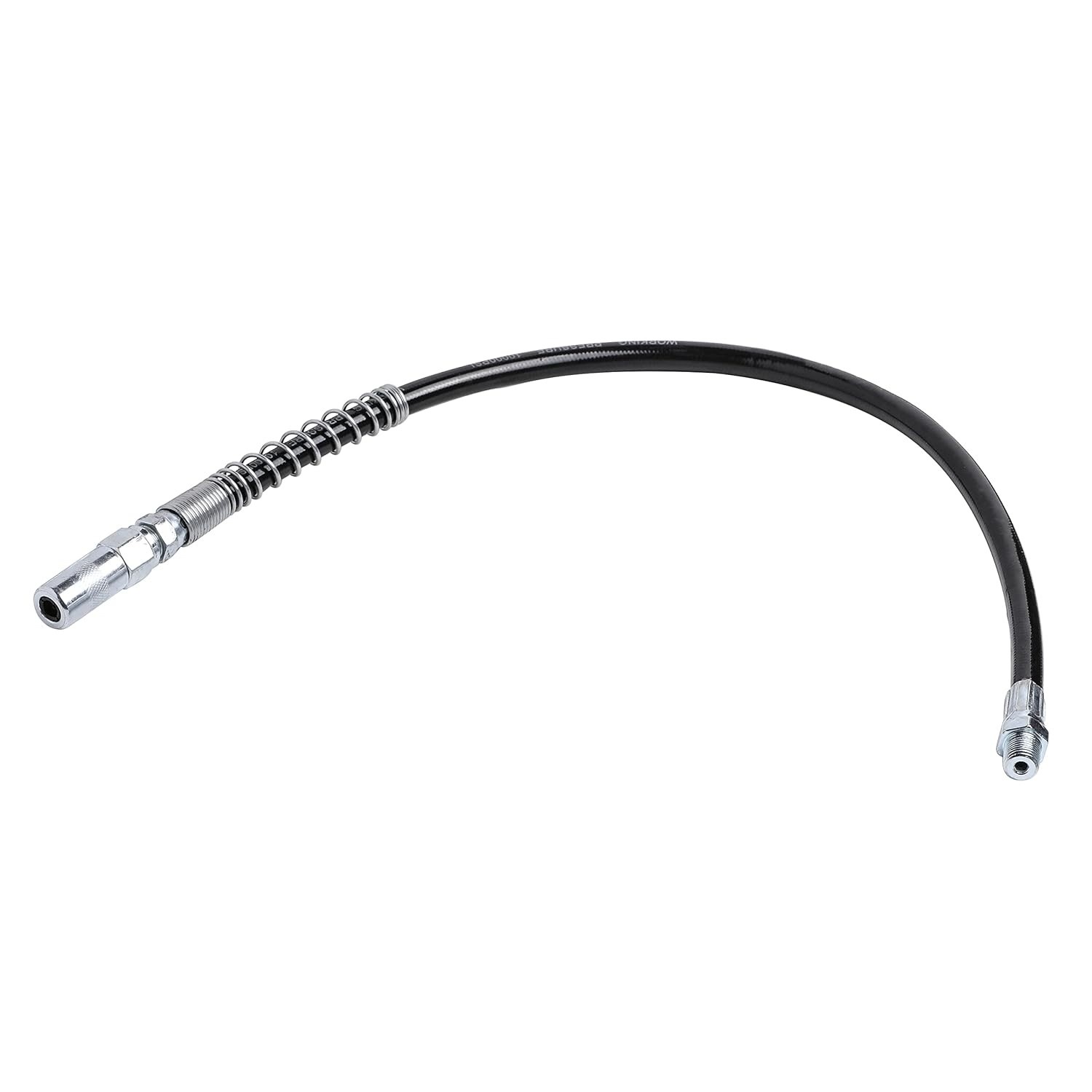 Mangueira Flexível ARES para Pistola de Graxa - 45cm, 10.000 PSI, Antitorção e Acoplador Resistente
