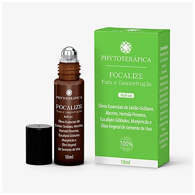 Focalize Roll-On 10ml: Concentração Natural na Palma da Mão