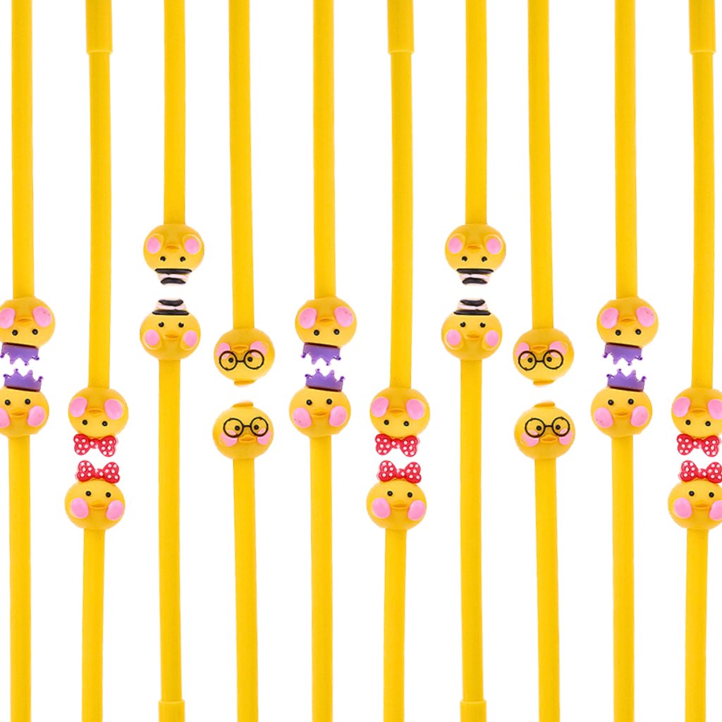 Canetas Gel Kawaii Patinhos – Escreva com Fofura!