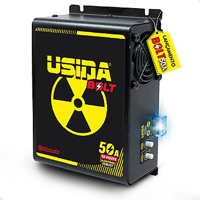 Fonte Automotiva Usina Spark Bolt 50A: Som Potente!