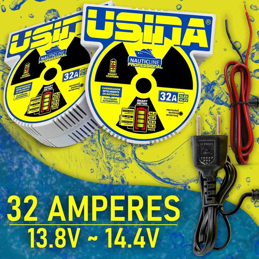Fonte Carregador Náutico 32A Nauticline: Energia Segura!