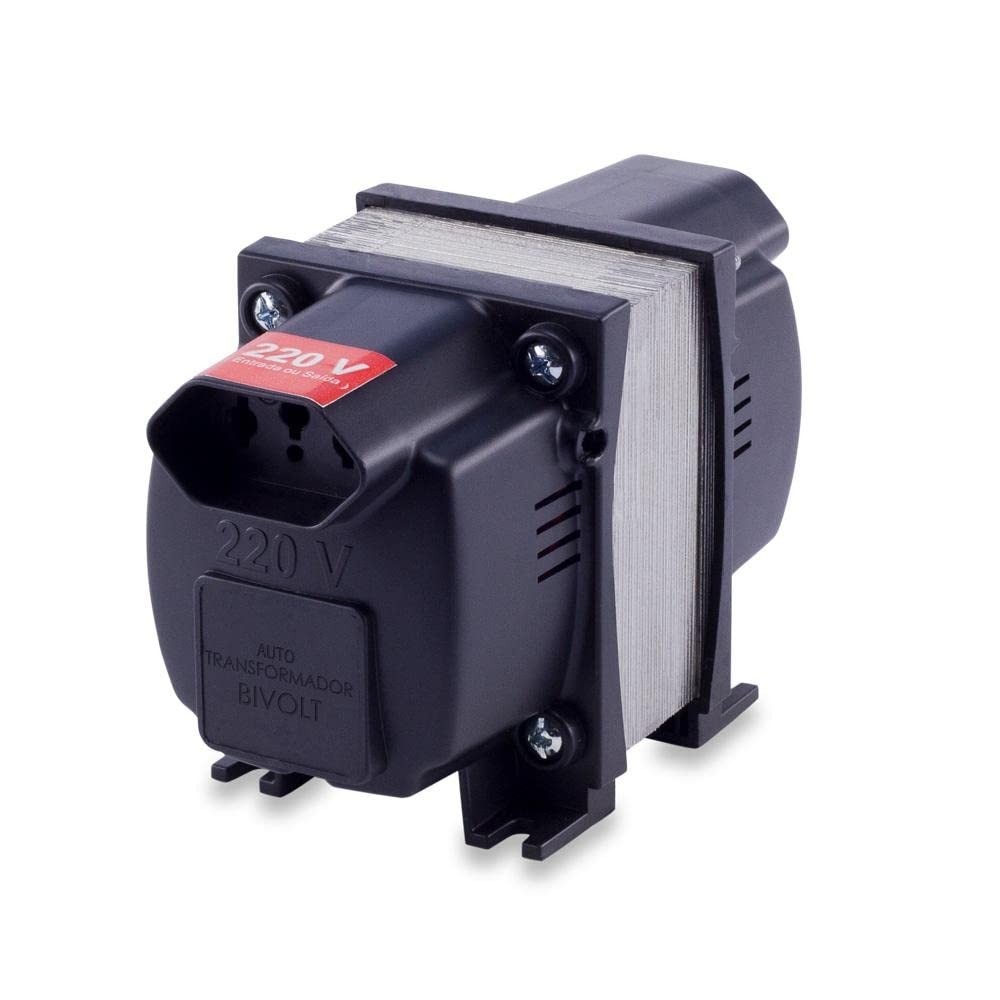 Autotrafo Force Line 750VA Bivolt Slim Premium Preto: Segurança e Versatilidade para Seus Equipamentos