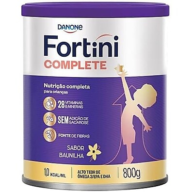 Fortini Complete Baunilha: Nutrição Infantil Completa 800g