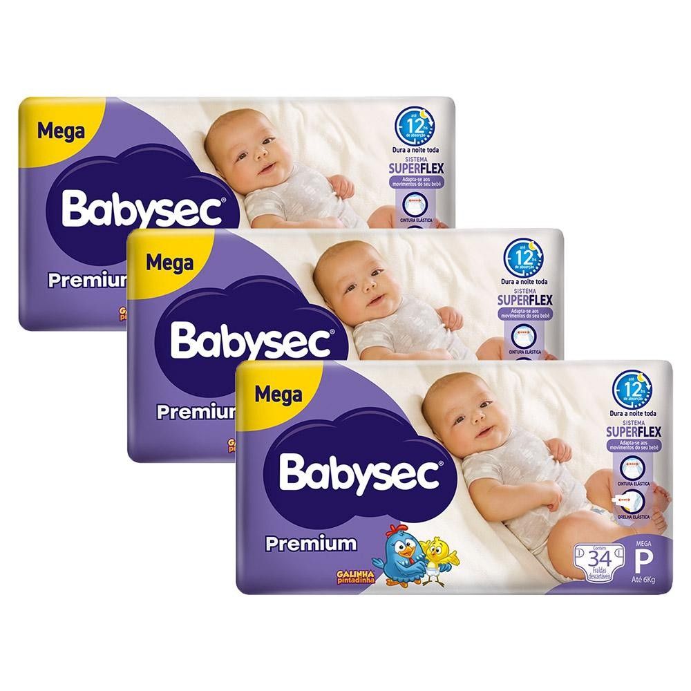 Fralda Babysec Galinha Pintadinha P: Proteção Premium!