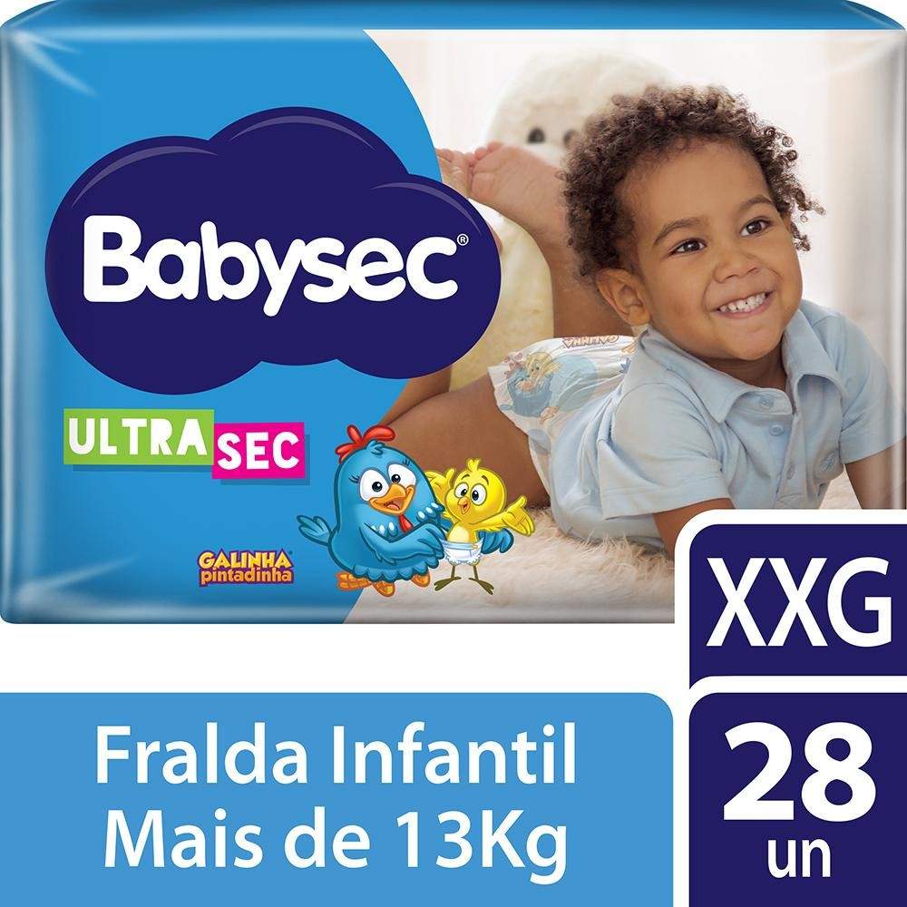 Fralda Babysec Galinha Pintadinha XXG: Até 12h de Proteção!
