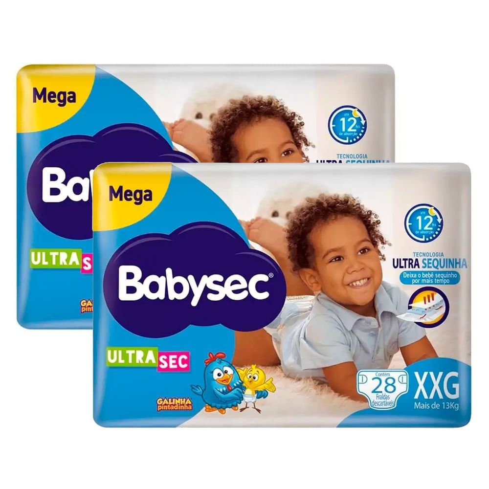 Fralda Babysec XXG: Proteção Imbatível + Economia!