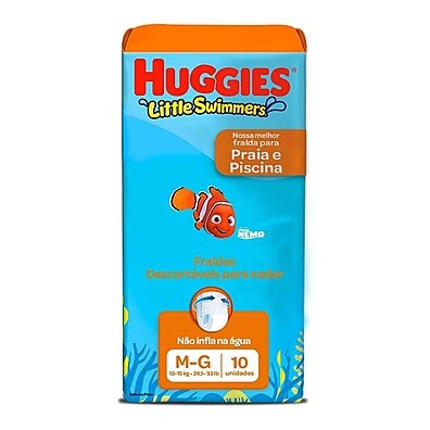 Fralda Huggies Little Swimmers Praia e Piscina – Proteção Total na Água!