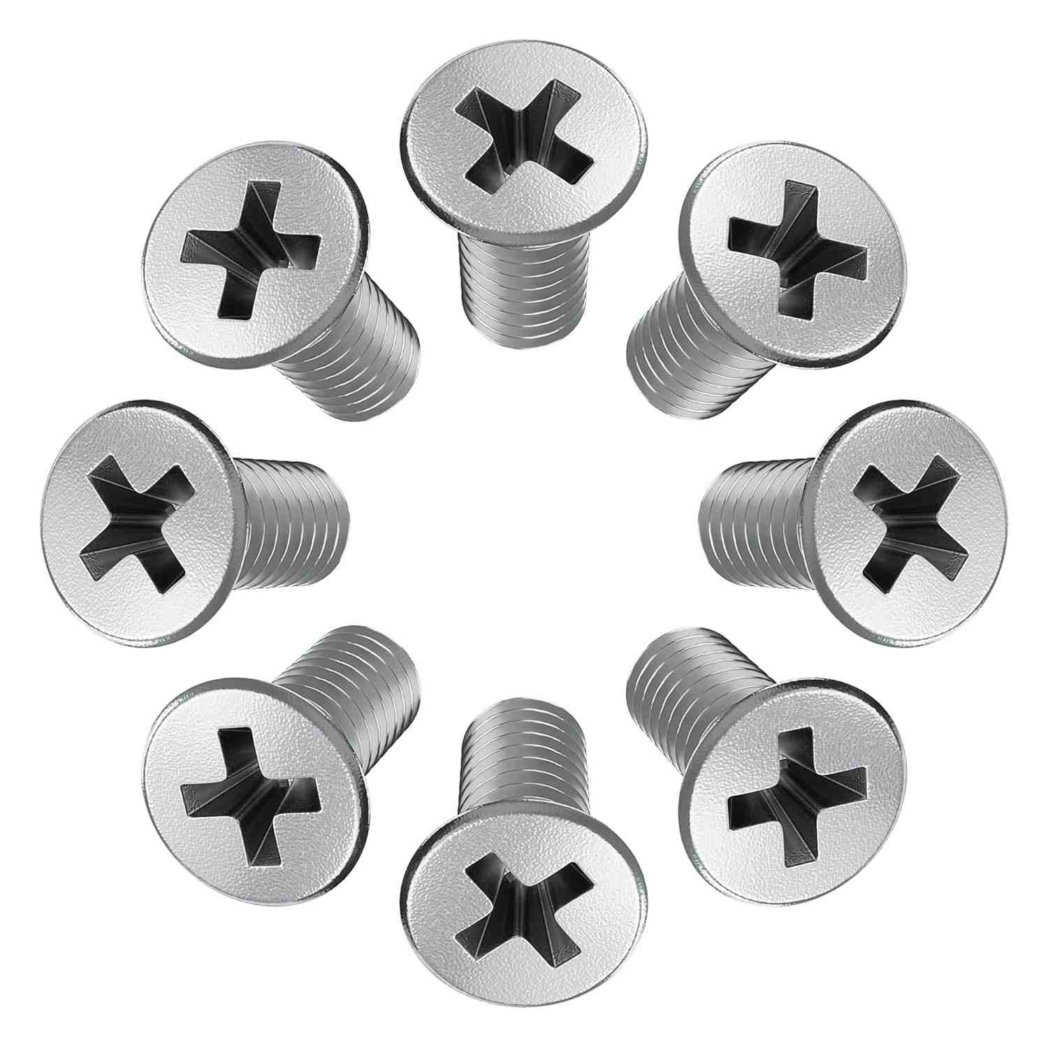 Kit 8 Parafusos Rotor Freio Inox Universal Honda, Acura, Kia, Mazda - Automajor