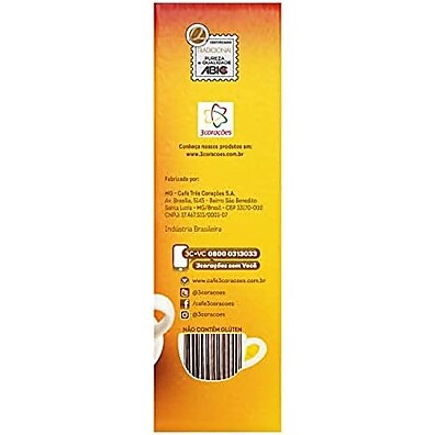 Café 3 Corações Tradicional 500g: Sabor Intenso e Frescor