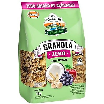 Granola BIOSOFT Frutas Zero Açúcar 1kg