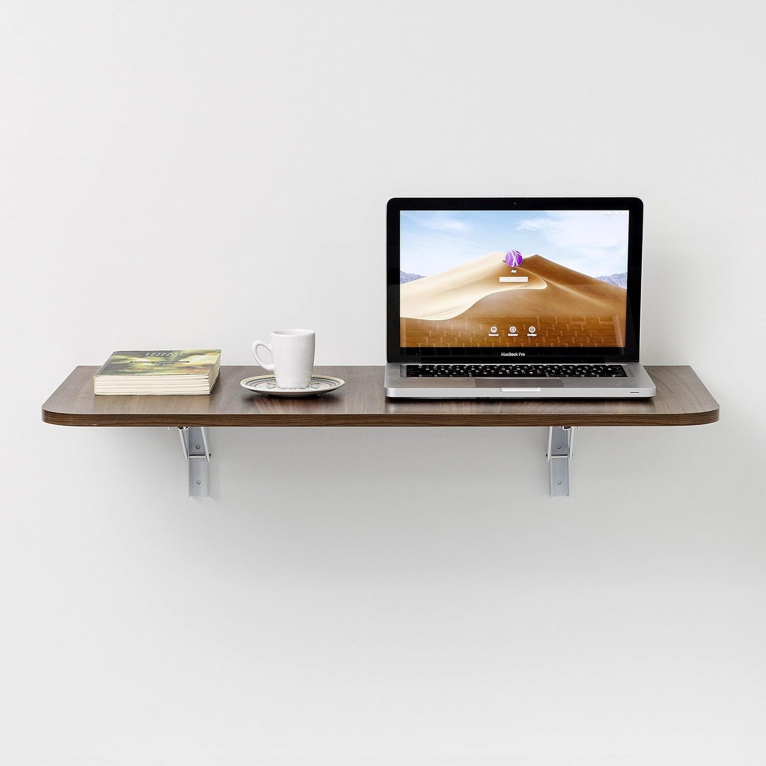 Mesa Dobrável Premium 80x41 cm Castanho FSC - Segura, Elegante e Funcional