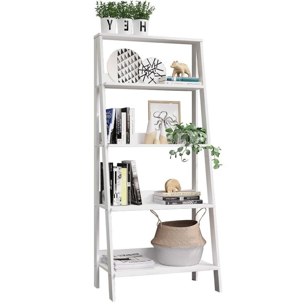 Estante Escada Moderna com 4 Prateleiras - Organize com Estilo e Funcionalidade