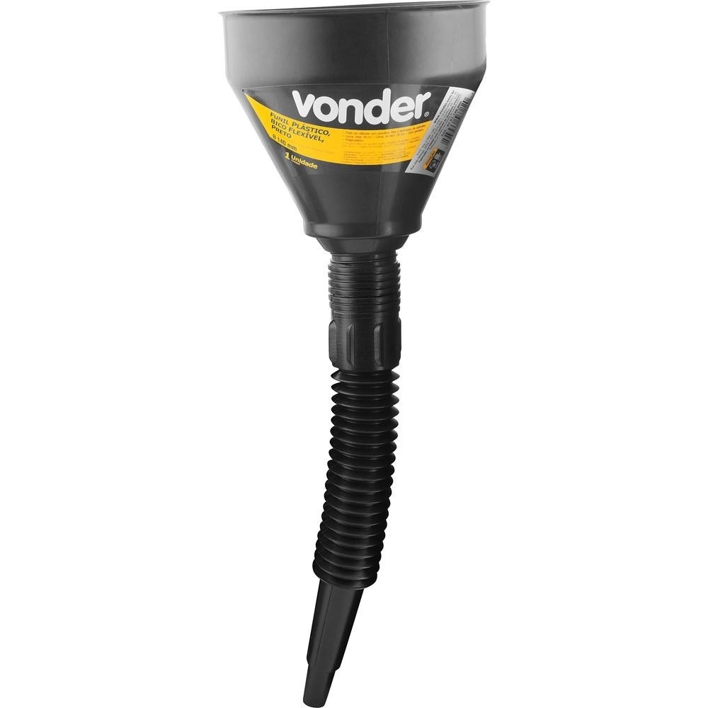 Funil Flexível Vonder 140mm: Transfira Líquidos Sem Perder!