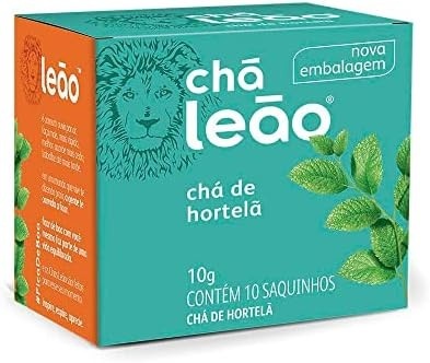Leão Chá De Hortelã Fuze Com 10 Saquinhos