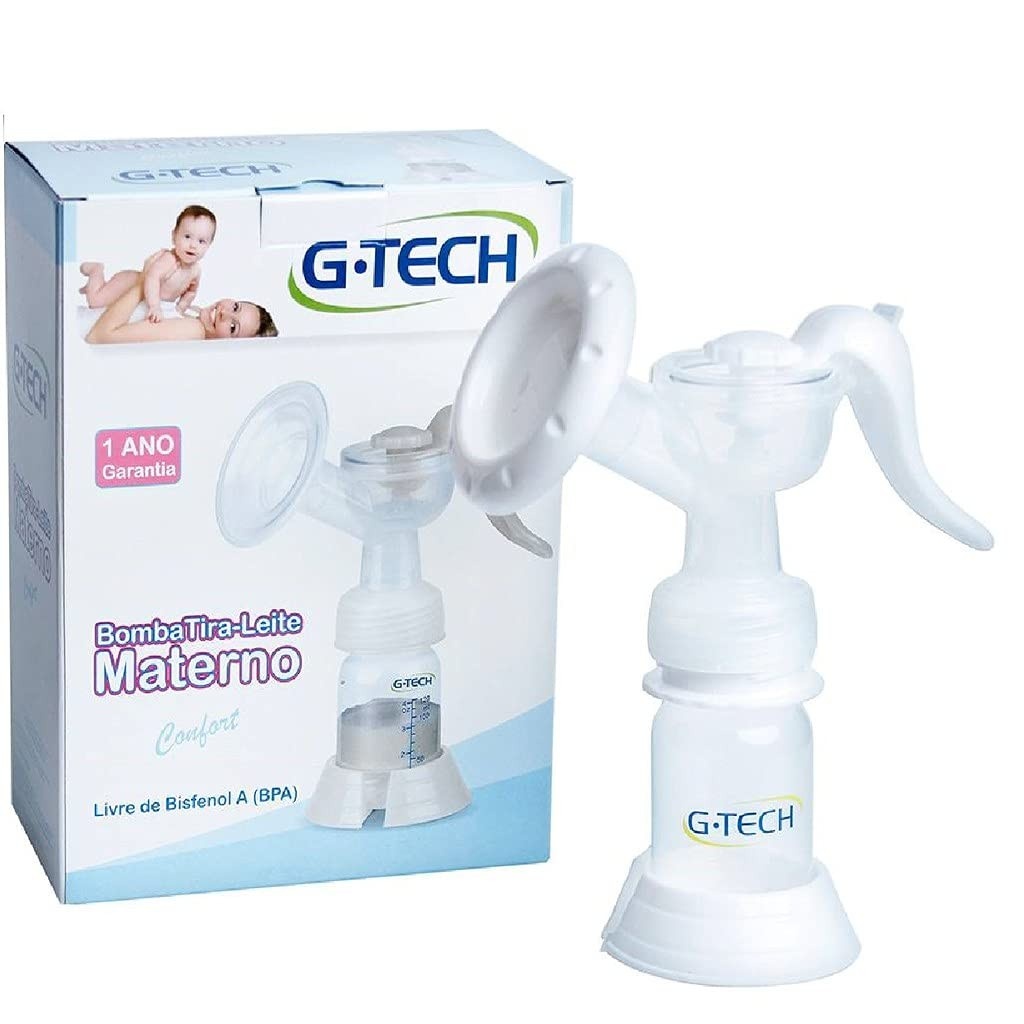 Bomba Manual Tira-Leite Materno Confort G-Tech - Extração Segura e Confortável