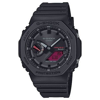 G-Shock GA-B2100BBR: Ousadia em Preto e Vermelho