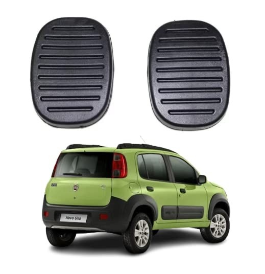 Kit Completo Capa Pedal Embreagem e Freio Fiat Uno G2 - Segurança e Estilo!