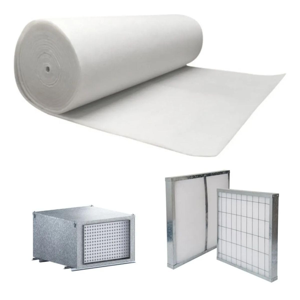 Manta Filtrante Premium para Ar Condicionado G3/G4 - 1,5m x 20m | Qualidade e Eficiência
