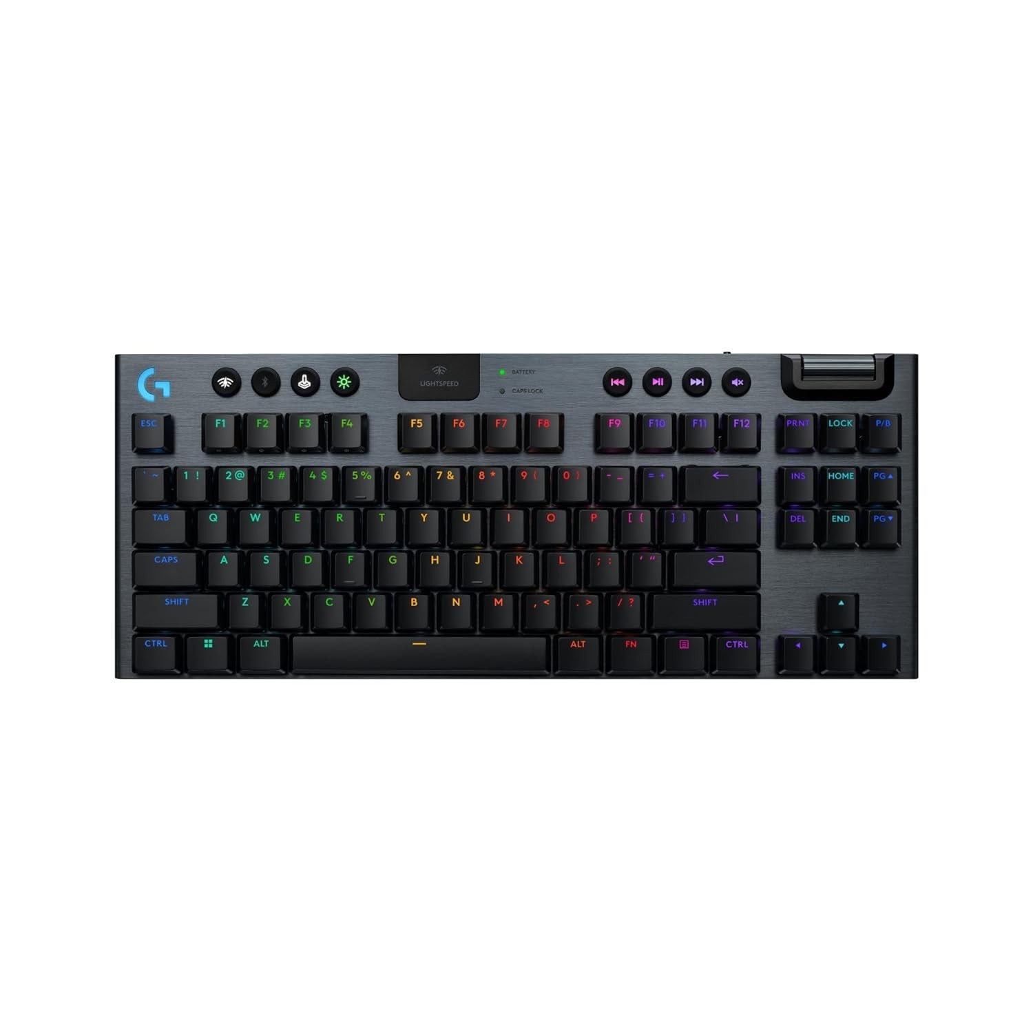 Teclado Gamer Logitech G915 X TKL Sem Fio: Performance TKL, RGB LIGHTSYNC e Conexão Tripla