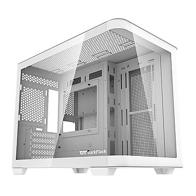 Gabinete Gamer Aigo DarkFlash DPW90M-WH: Design Branco com Vidro