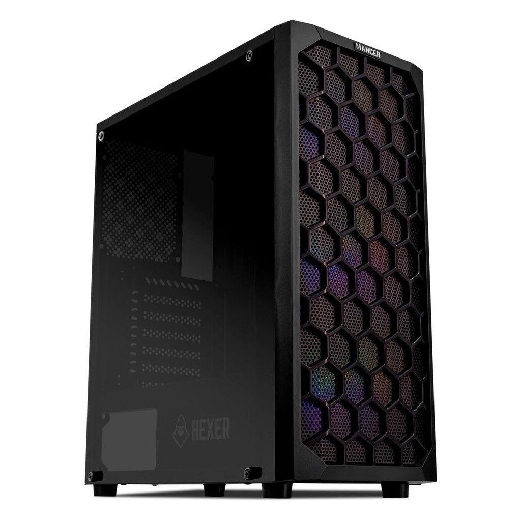 Gabinete Gamer Mancer Hexer Rainbow: Ilumine Seu Setup!