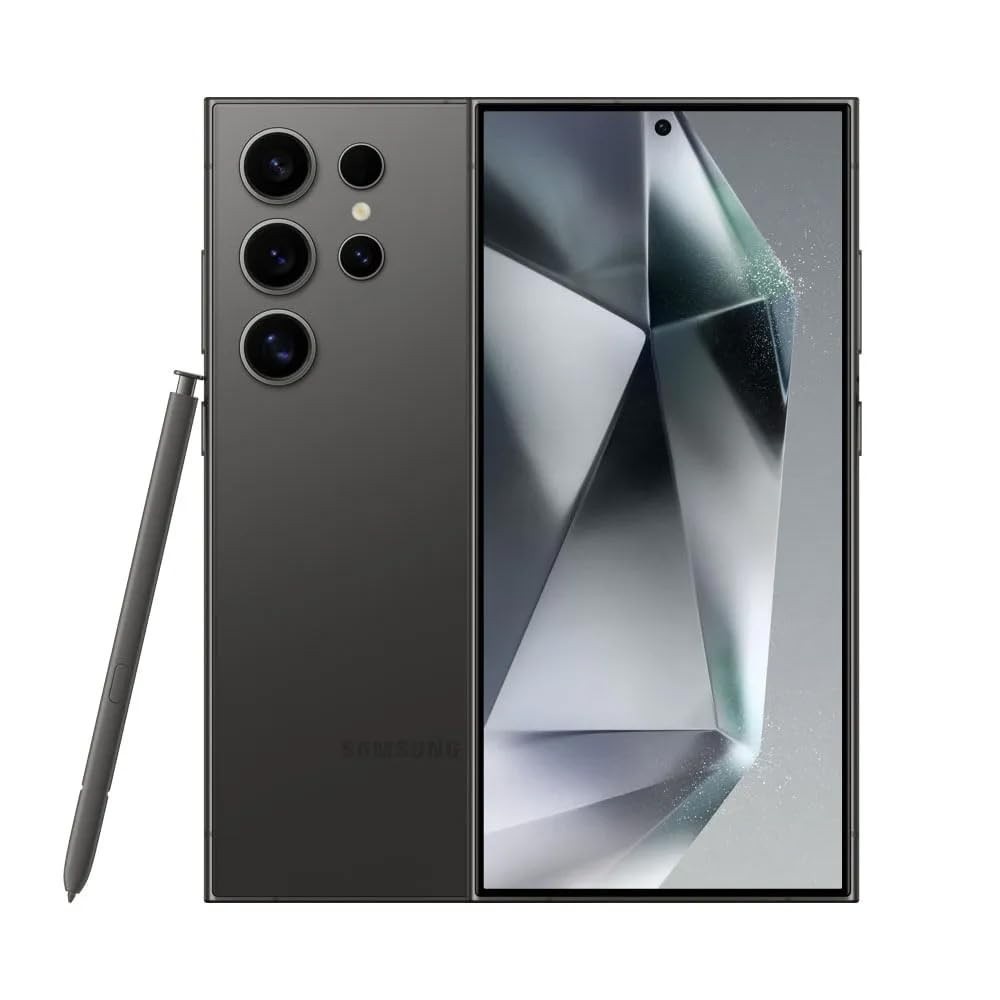 Samsung Galaxy S24 Ultra: Revolucione com Galaxy AI, Câmera 200MP e Tela 120Hz - Titânio Preto