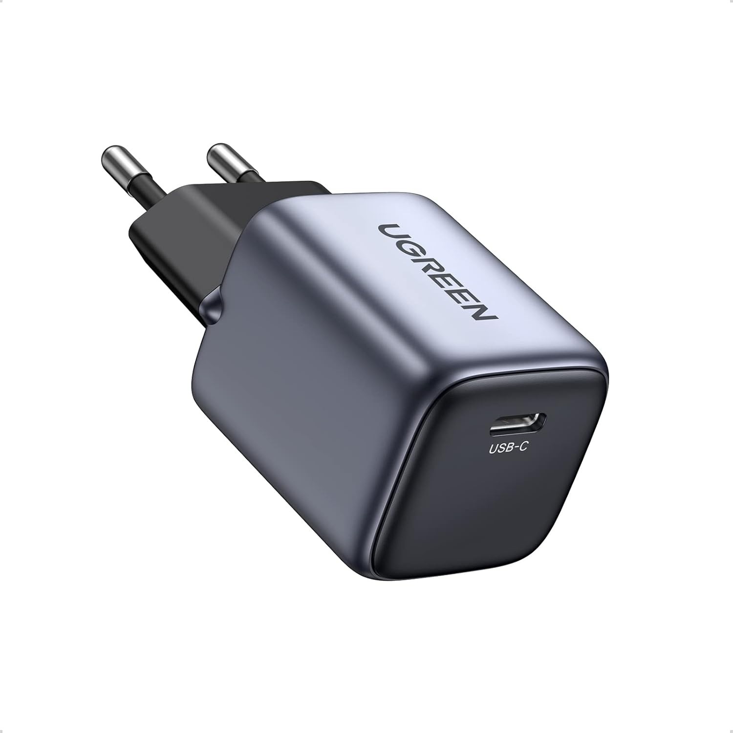 Carregador UGREEN Nexode 30W GaN Mini USB-C: Potência Rápida e Compacta para iPhone, MacBook e Mais